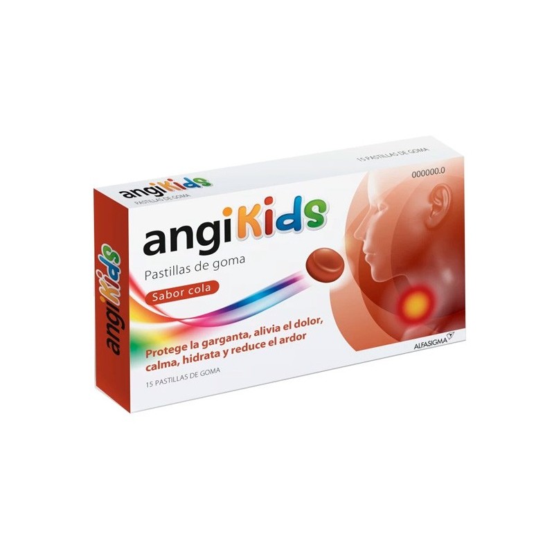 ANGIKIDS PASTILLAS GOMA SABOR COLA 15 UNID