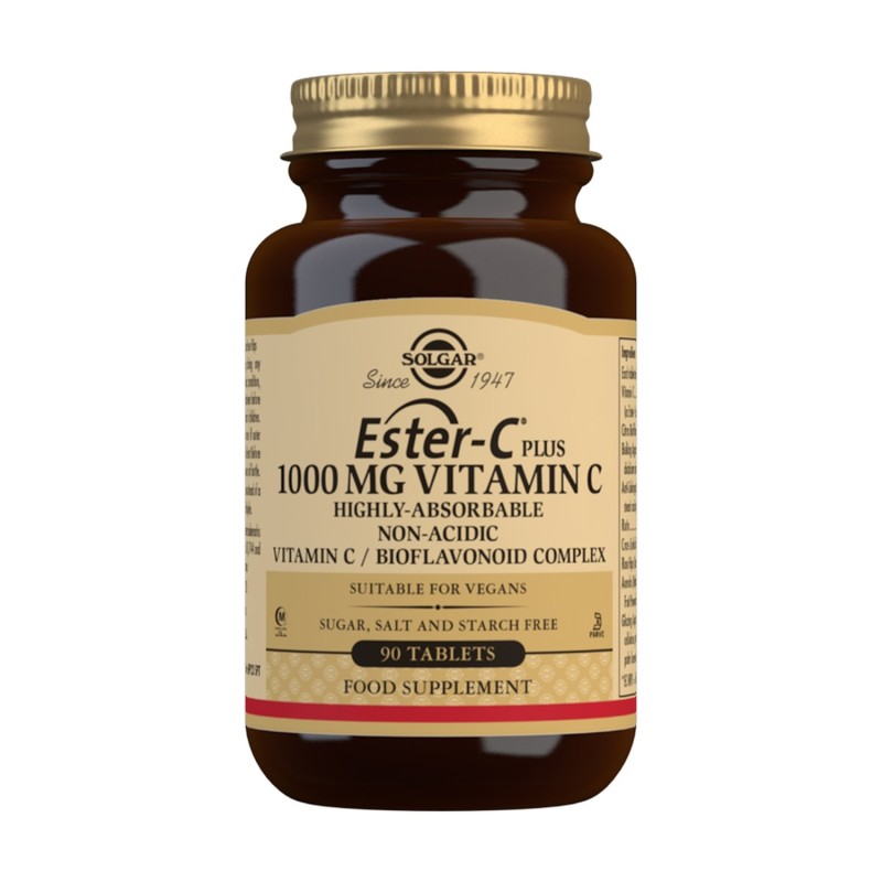 Nestlé SOLGAR ESTER-C PLUS 1000 MG VITAMINA C 90 COMP
