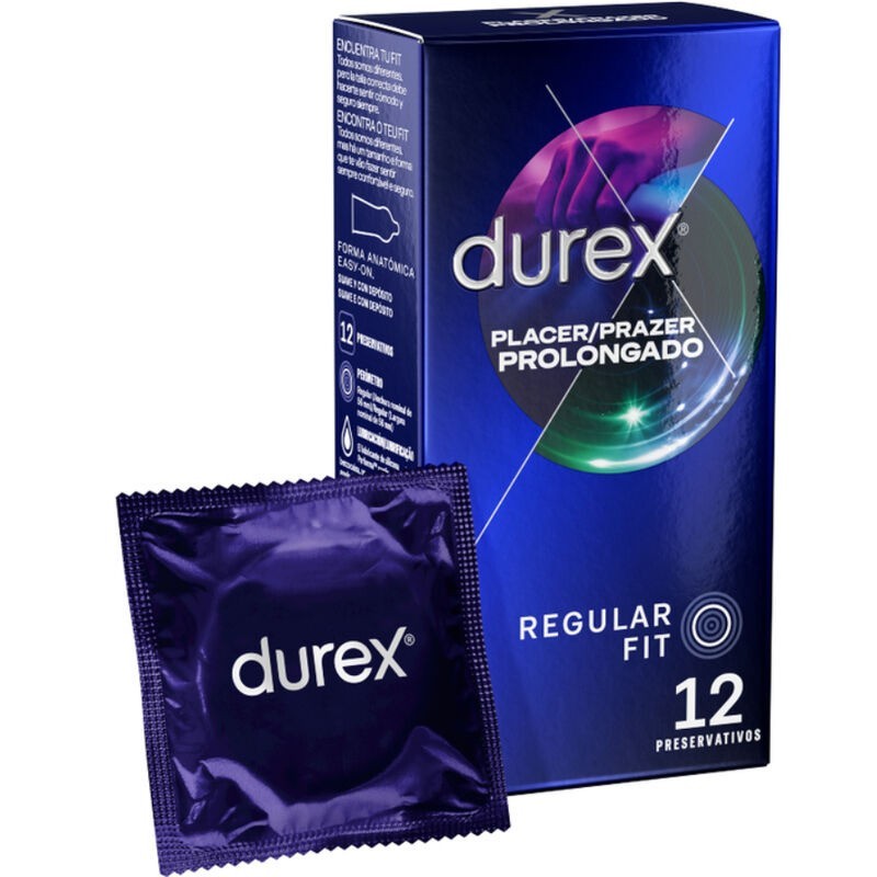 DUREX PRESERVATIVOS PERFORMA PLACER PROLONGADO 12 UNIDADES