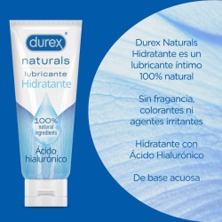 DUREX NATURALS LUBRICANTE HIDRATANTE ACIDO HIALURONICO 100 ML