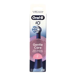 ORAL-B CEPILLO ELECTRICO RECAMBIO IO GENTLE CARE 2 CABEZALES NEGRO