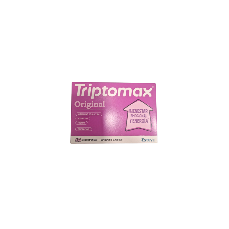 Esteve Triptomax 30 Comp - Complemento Alimenticio para Mejorar el Estado de Ánimo y Reducir el Estrés