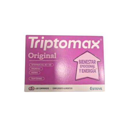 Esteve Triptomax 30 Comp - Complemento Alimenticio para Mejorar el Estado de Ánimo y Reducir el Estrés