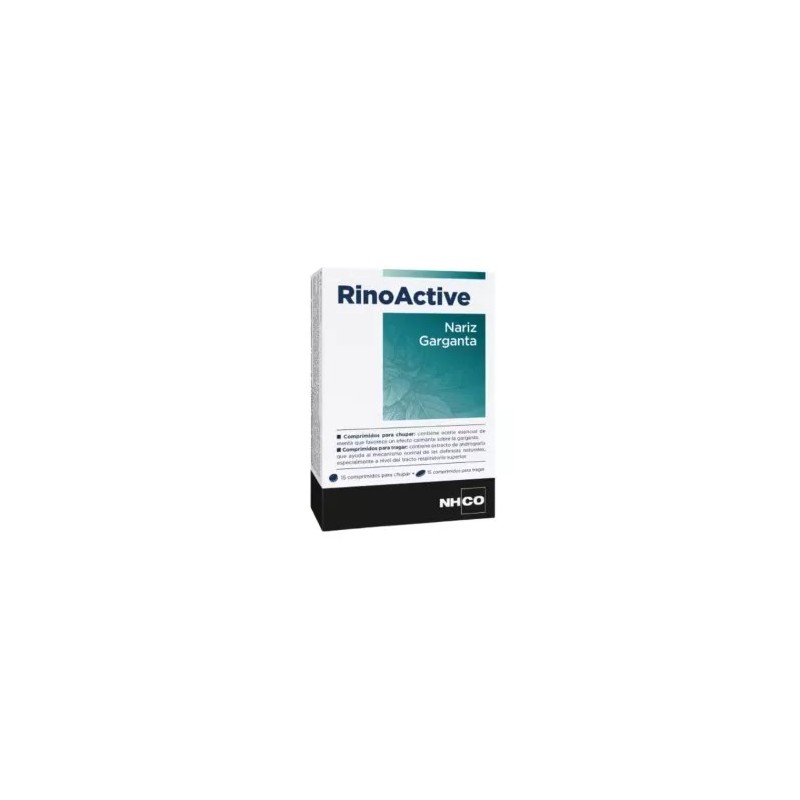 NHCO RINOACTIVE 15 COMPRIMIDOS PARA CHUPAR + 15 COMPRIMIDOS PARA TRAGAR