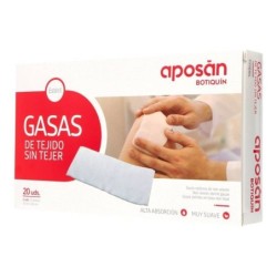 APOSAN GASA ESTERIL TEJIDO SIN TEJER COMPRESAS 10 CM X 20 CM 20 GASAS