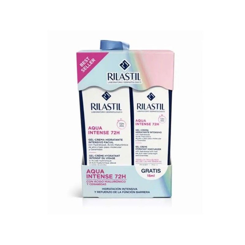 RILASTIL AQUA INTENSE 72 H GEL CREMA 2 X 40 ML 2ª UNID 50 % DTO