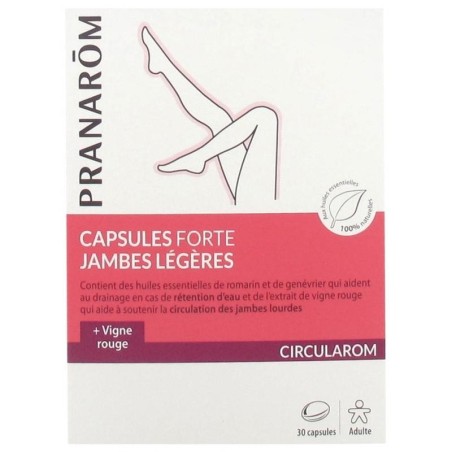 Pranarôm CIRCULAROM CAPSULAS FORTE PIERNAS LIGERAS 30 CÁPSULAS - Alivio Piernas Cansadas