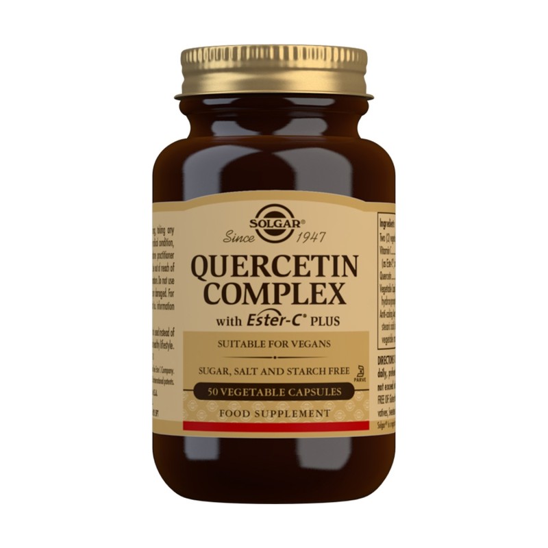 Nestlé Solgar Quercitina Complex 50 Comp - Vitamina C y Antioxidantes