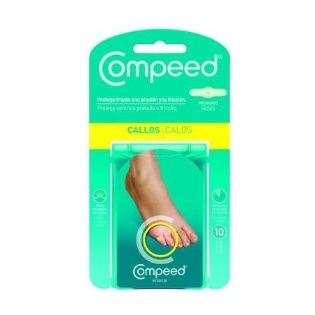 COMPEED CALLOS HIDROCOLOIDE TALLA MEDIANA 10 UNID