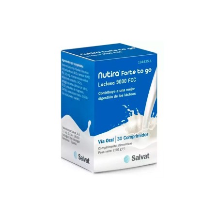 Salvat NUTIRA FORTE TO GO 30 COMPRIMIDOS - Mejora Digestión Lácteos