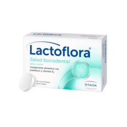 LACTOFLORA SALUD BUCODENTAL MENTA 30 COM