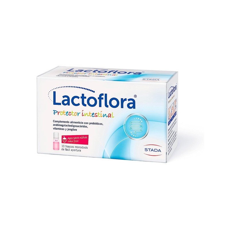 LACTOFLORA PROTECTOR INTESTINAL INFANTIL 10 VIALES Stada