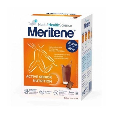 Nestlé Meritene Polvo de Chocolate 15 Sobres