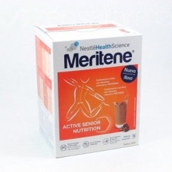 Nestlé MERITENE 30 G CAFE DESCAFEINADO 15 SOBRES - Complemento Proteico Vitamínico y Mineral en Polvo