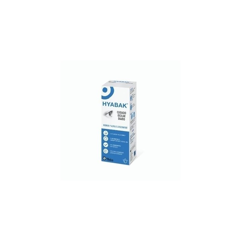 Thea Solución Hidratante HYABAK 10 Ml para Ojos y Lentes de Contacto