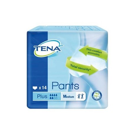 TENA PANTS PLUS 80-110 TALLA M 14 UNID