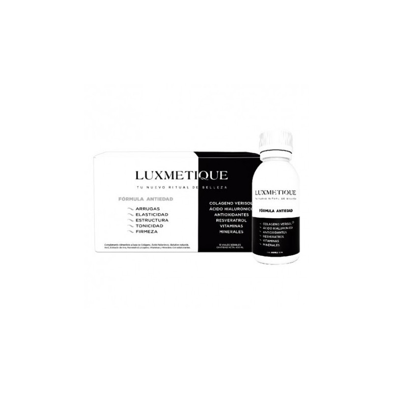 LUXMETIQUE FORMULA ANTIEDAD 15 VIALES X 30 ML