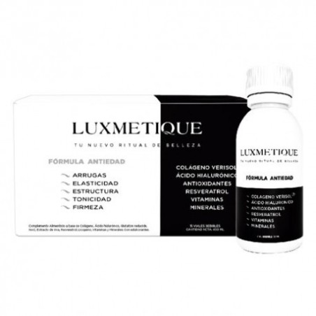 LUXMETIQUE FORMULA ANTIEDAD 15 VIALES X 30 ML