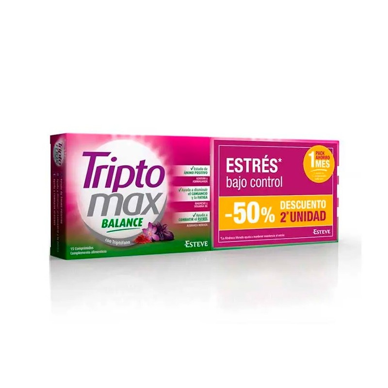 Esteve TRIPTOMAX BALANCE DUPLO 2 X 15 COMPRIMIDOS - Equilibrio Emocional