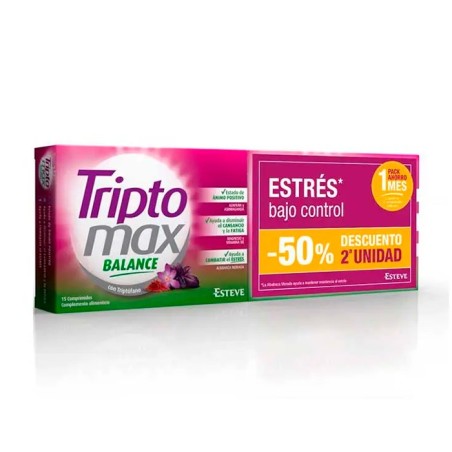Esteve TRIPTOMAX BALANCE DUPLO 2 X 15 COMPRIMIDOS - Equilibrio Emocional