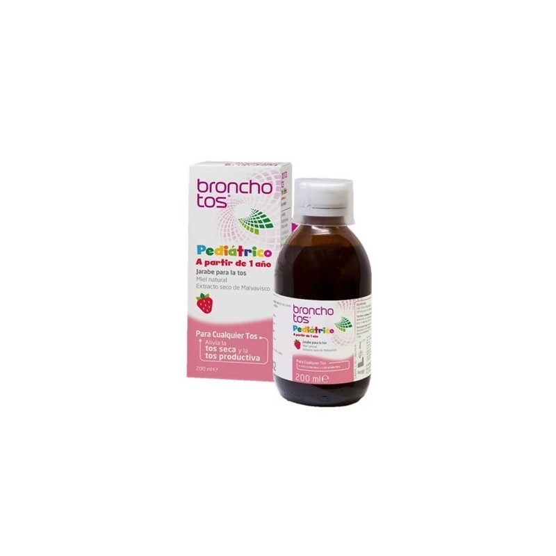 Perrigo Jarabe para la Tos Bronchotos Pediatríco 200 Ml - Alivio de la Tos - Tratamiento para el Resfriado - Sin Colorantes Artificiales