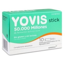 Alfasigma YOVIS 10 STICK BUCODISPERSABLES - Complemento Alimenticio