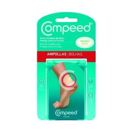 COMPEED AMPOLLAS HIDROCOLOIDE T- MED 5 UNID