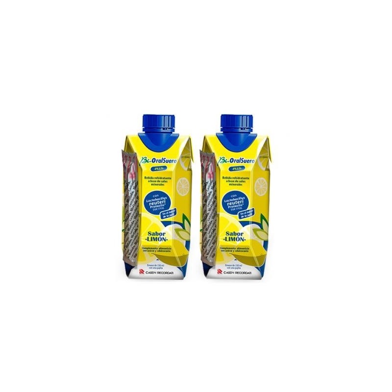 Casen BIORALSUERO PLUS SABOR LIMON 330 ML 2 U - Suero Oral Digestivo