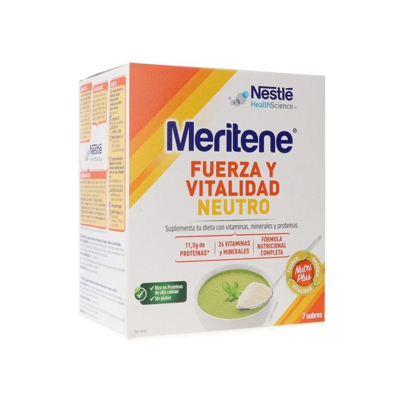 Nestlé MERITENE NEUTRO AL PLATO 50 G 7 SOBRES NEUTRO - Nutricional