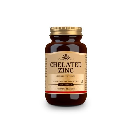 SOLGAR CHELATED ZINC 100 COMP