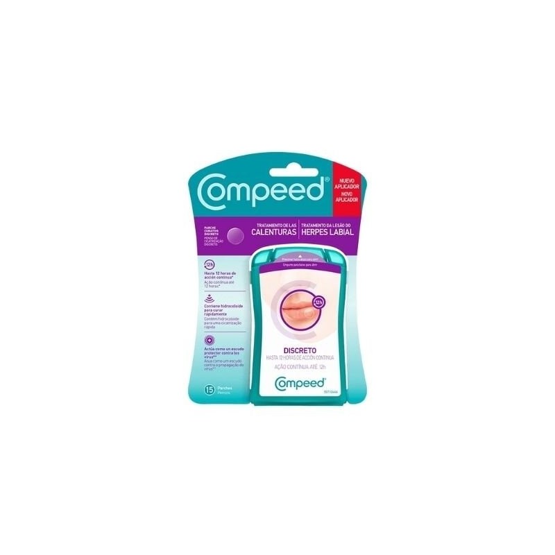 COMPEED ANTI-HERPES HIDROCOLOIDE 15 PARCHES