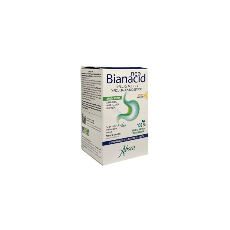 ABOCA NEOBIANACID 45 COMPRIMIDOS SABOR LIMON