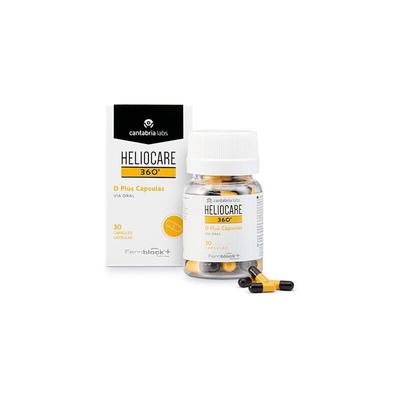 Cantabria Labs - HELIOCARE 360º D PLUS 30 CAPS - Incrementa Resistencia Al Sol - Previene Fotoenvejecimiento y Manchas