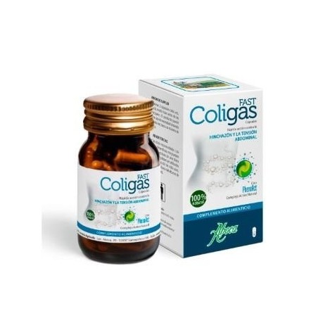 Suplemento Digestivo ABOCA COLIGAS FAST 50 Cápsulas - Rápido Alivio Digestivo