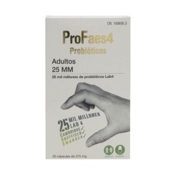 Probiótico Faes PROFAES4 para Adultos 25 MM (Milmillones) - Acción Inmunitaria - 30 Cápsulas Diarias