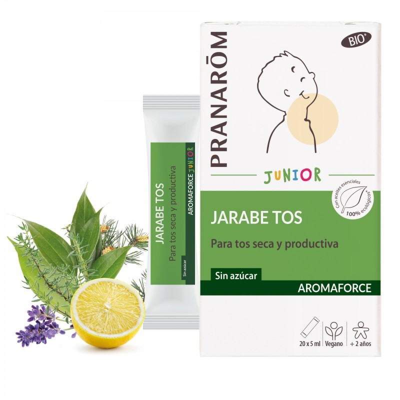 Pranarôm Aromafroce Junior Jarabe Tos 20 Sobres de 5ml