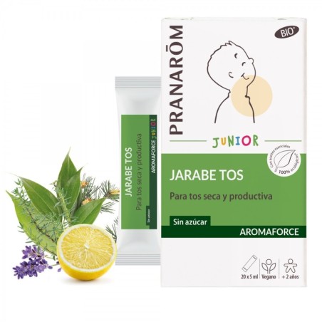 Pranarôm Aromafroce Junior Jarabe Tos 20 Sobres de 5ml