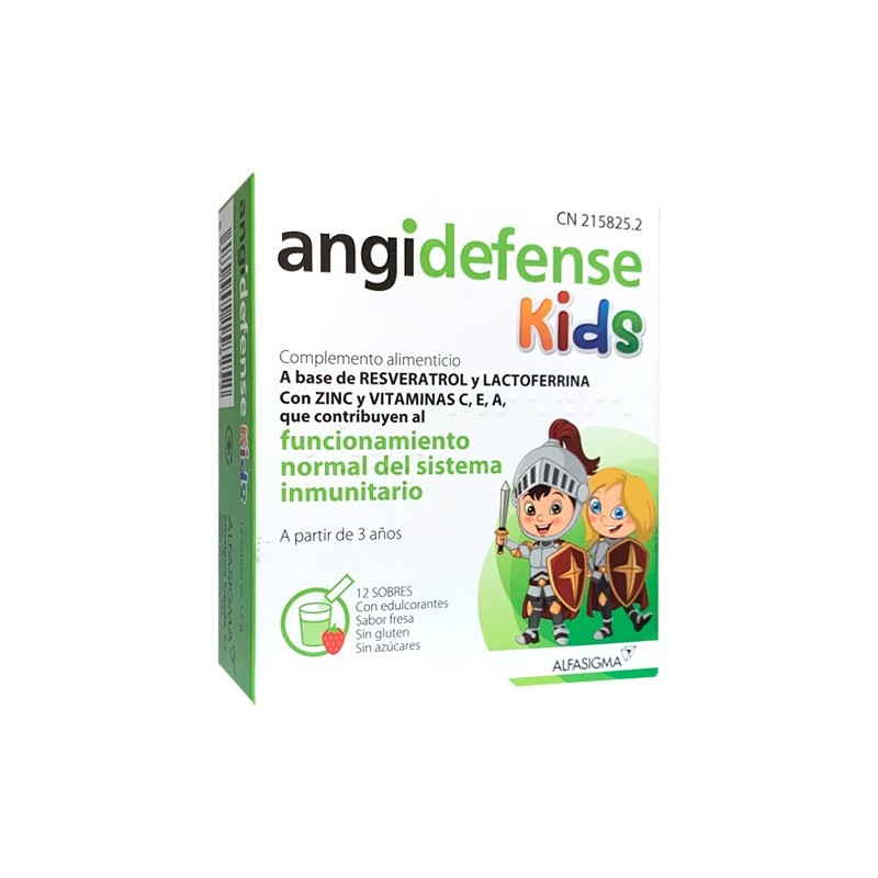 ANGIDEFENSE KIDS 12 SOBRES 15 G SABOR FRESA