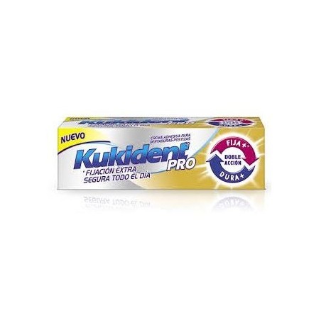 Crema Adhesiva Kukident Pro Doble Acción Neutro 60g