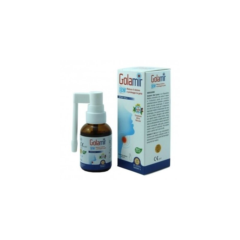 Spray ABOCA GOLAMIR 2ACT para Dolor de Garganta 30 ML - Alivio Rápido