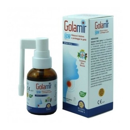 Spray ABOCA GOLAMIR 2ACT para Dolor de Garganta 30 ML - Alivio Rápido