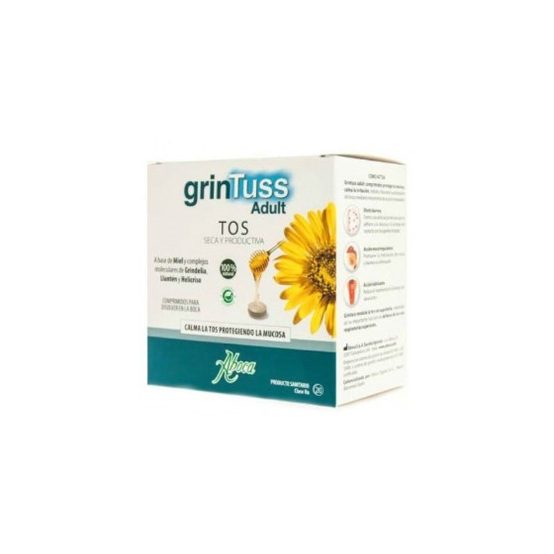 ABOCA GRINTUSS ADULTO 20 COMPRIMIDOS BUCODISPERSABLES
