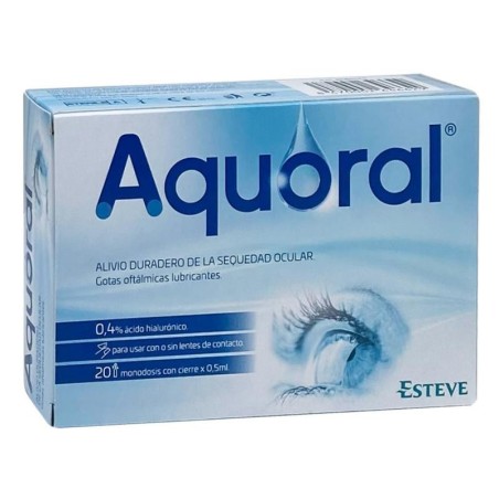 Esteve - Gotas Oftálmicas Lubricantes Ácido Hialurónico 05 ML. 20 UNID.