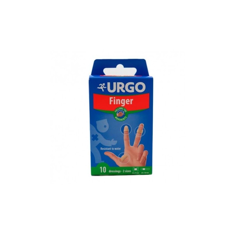 URGO FINGERS APOSITO ADHESIVO 10 APOSITOS