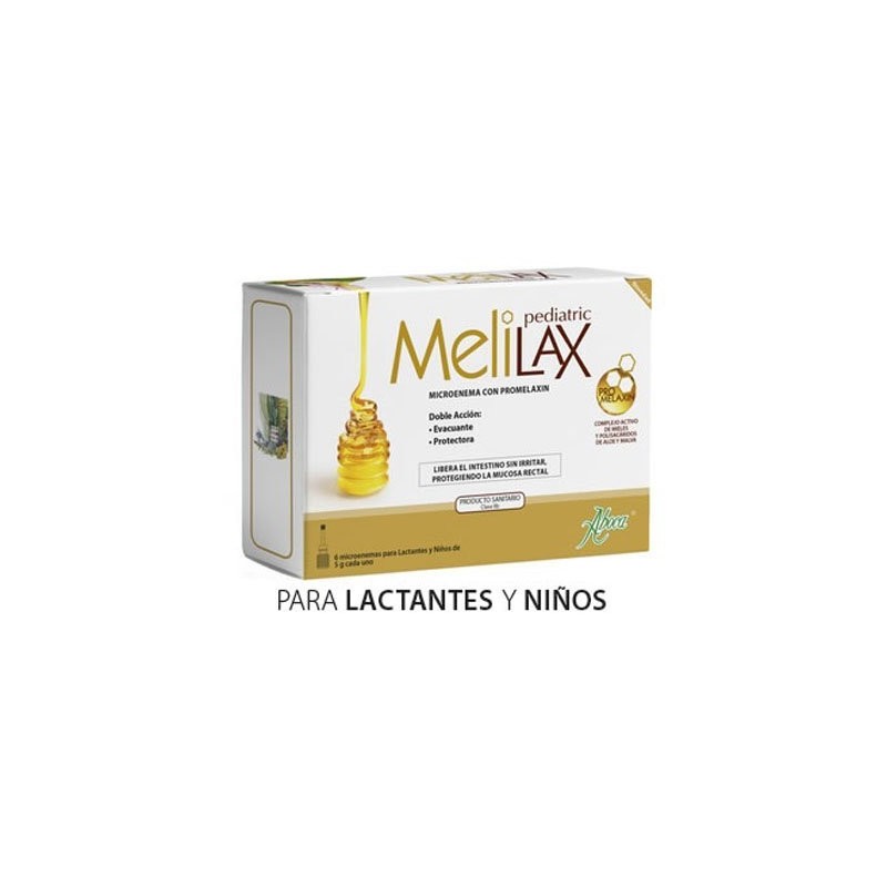 Microenemas Pediátricos Aboca Melilax 5g - Tratamiento Estreñimiento Niños