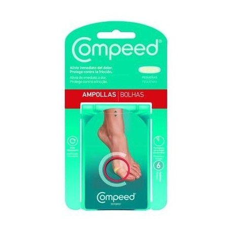 COMPEED AMPOLLAS HIDROCOLOIDE TALLA PEQUEÑA 6 UNID