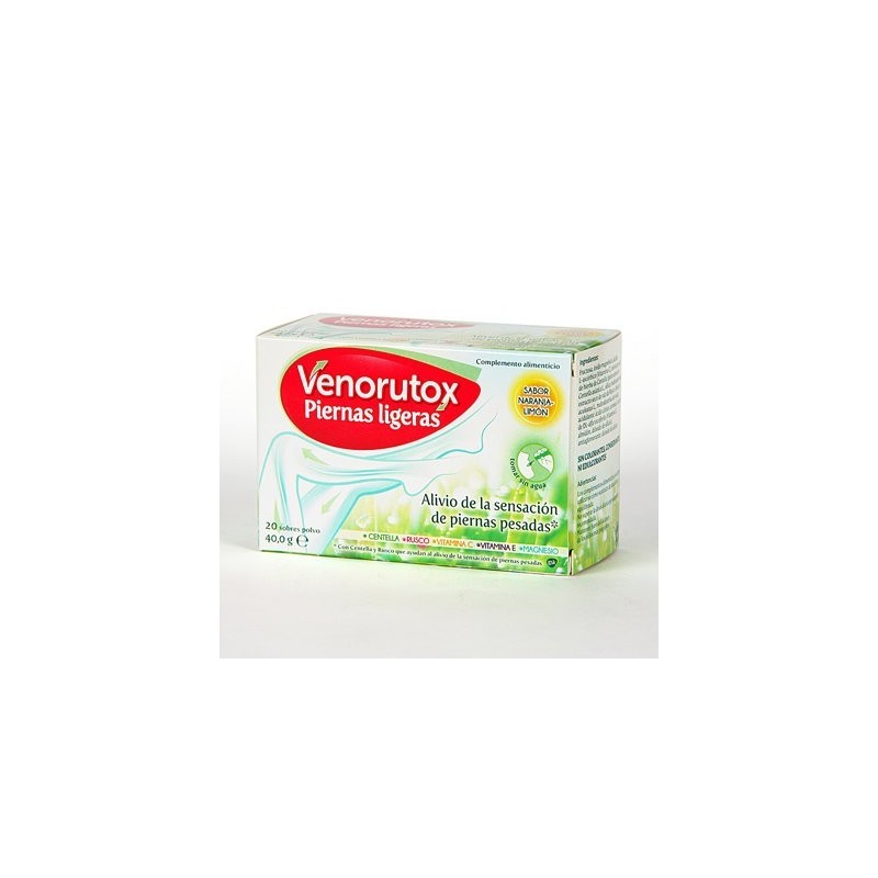 Stada - VENORUTOX PIERNAS LIGERAS - Complemento Alimenticio - Circulación Venosa - 20 Sobres