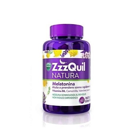 Vicks ZZZQUIL NATURA 60 GOMINOLAS | Complemento Alimenticio para Conciliar el Sueño y Reducir el Estrés