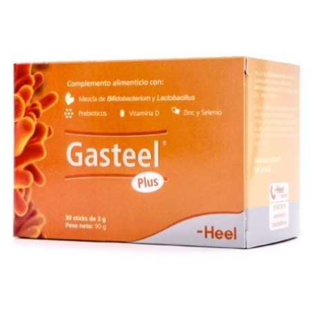 Refuerzo Intestinal Heel Gasteel Plus 30 Sticks - Equilibra Flora - Sistema Inmunitario