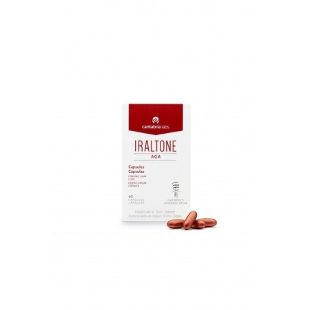 Complemento Dietético Cantabria Labs IRALTONE AGA 60 CAPS para Fortalecer Cabello y Uñas - Rico en Antioxidantes